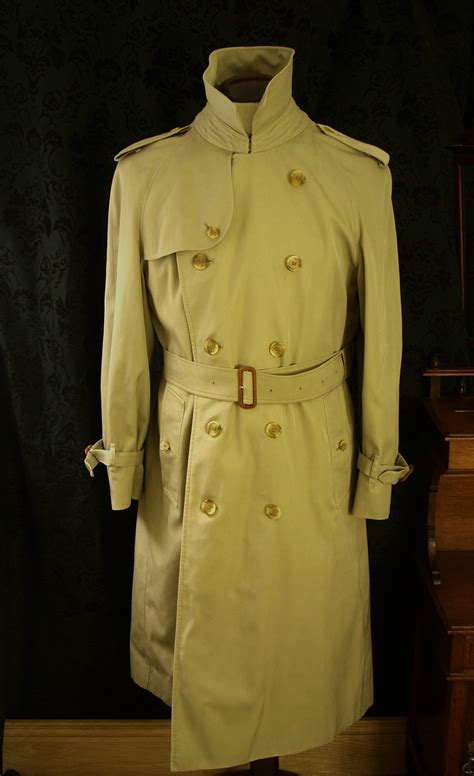 vintage burberry trench men|burberry trench second hand.